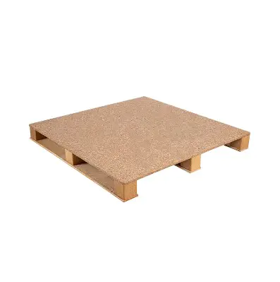 How can businesses improve warehousing and transportation efficiency by choosing a Flat Chuan-Shaped One-Piece Molded Wooden Pallet?